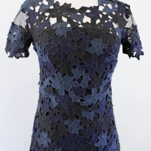 Floral Lace Overlay Dress